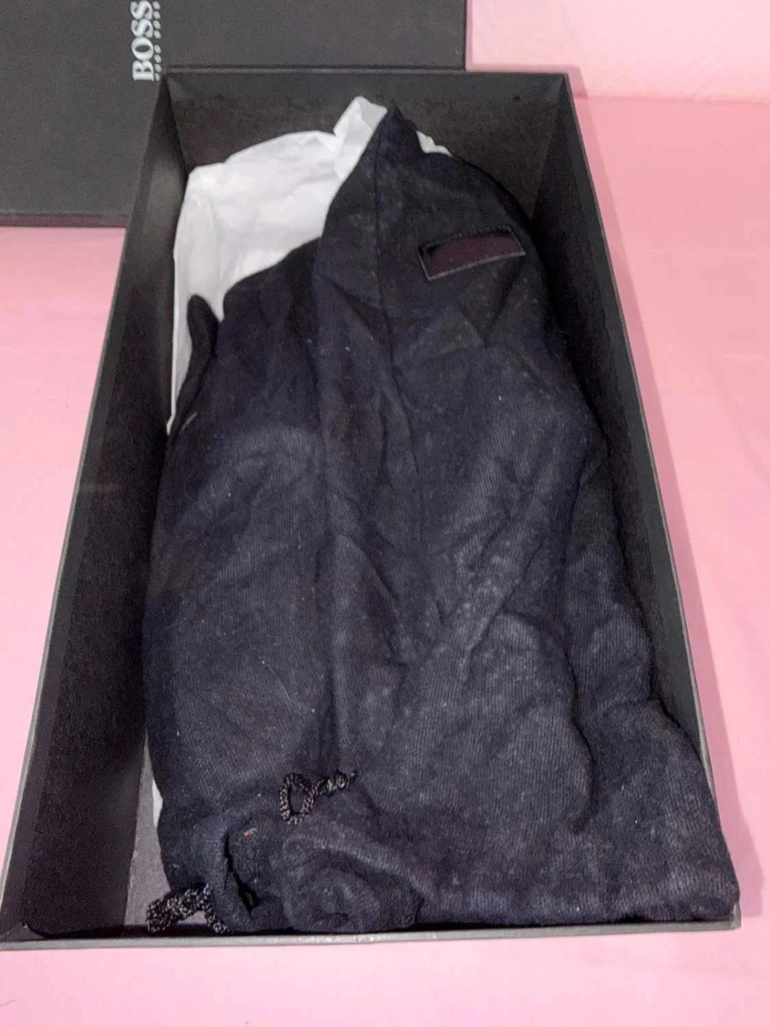 Mocasines de hombre Hugo Boss de cuero marrón con borlas, talla 42 con caja – photo 12